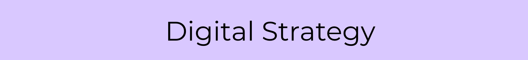 3. Digital Strategy