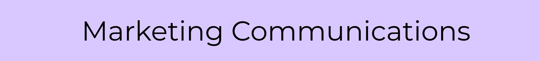 6. Marketing Communications